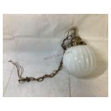 Glass Hanging Light Fixture