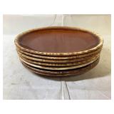 Hull Brown Drip Platters