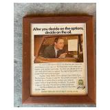 Framed Quaker State Magazine Page
