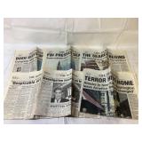 The Derrick Newspapers Covering  9/11/2001