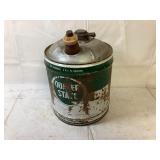 Quaker State 5 Gallon Oil Can