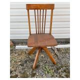 Spindle Back Swivel Chair