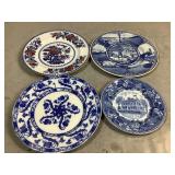 Blue and White Decorative Plates