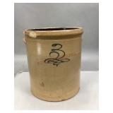 Vintage 3 Gallon Stoneware Crock