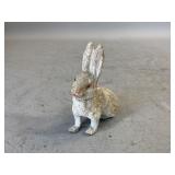 Paper Mache Rabbit Candy Container