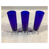 Cobalt Blue Bud Vases