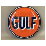 Gulf Tin Advertising Sign
