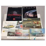 Vintage Automobile Sales Brochures