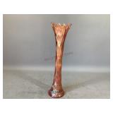 Pink Swung Glass Vase