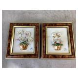 3D Porcelain Floral Wall Art