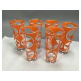 Set of Six MCM Highball Tumblers