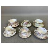 Miscellaneous Teacups and Saucers