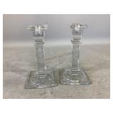 Glass Candle Holders