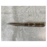 Horn and Brass Butterfly Knife