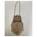 Antique Enamel Mesh Purse