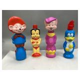 Vintage "Soaky" Plastic Shampoo Bottle Characters