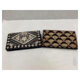 Two Velvet Evening Clutches