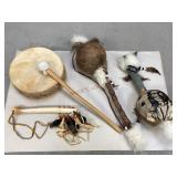 Modern Native American Rattles & Drums