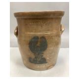 1870 Edwin Montell Stoneware Crock