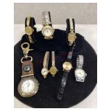 Assorted Wrist Watches & Clip-On Watch