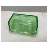 Vintage Uranium Butter Dish & Cover