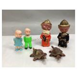 Assorted Pairs of "Bobblehead" Figurines