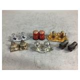 Metal Salt and Pepper Shakers