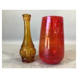 Colored Glass Vases