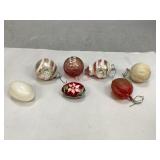 Antique Christmas Ornaments & Decorative Eggs