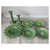 Green Portuguese Majolica