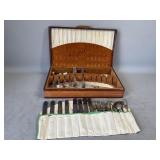 Silver Plate Cutlery Set and Case