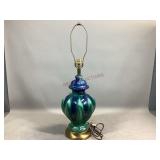 Royal Haeger Blue and Green Table Lamp