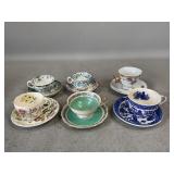Miscellaneous Teacups and Saucers