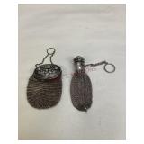 Antique Silver Chain/Mesh Collectible Coin Purses