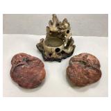 Miscellaneous Soapstone Trays and More