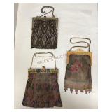 Assorted Antique Mesh & Beaded Purses