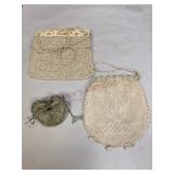 Assorted Vintage Crocheted Purses & More