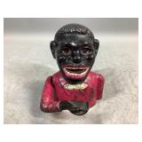 Stevenï¿½s Cast Iron Black Americana Mechanical Bank