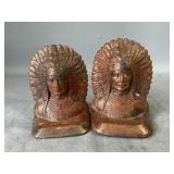 Pair of Indian Chief Bookends