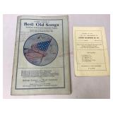 1911 Butler Pa Odd Fellows Members & Song Book