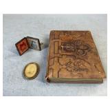 Vintage Picture Frames and Victorian Photo Book