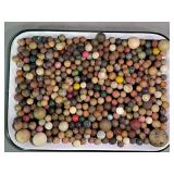 Approximately 3+ Pounds of Clay Marbles