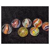 Handmade German Swirl Marbles