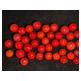 Red Glass Marbles