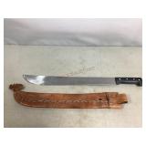 Large Machete with Sheath