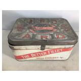 Ward Fisheries Metal Filet Tin