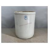 Number 10 with Cobalt Clover Stoneware Crock