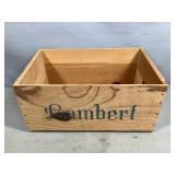 Lambert Big City California Barletts Wooden Crate