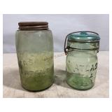 Green Atlas Jars