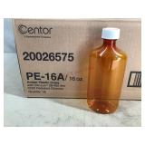 36 16 oz Amber Plastic Bottles